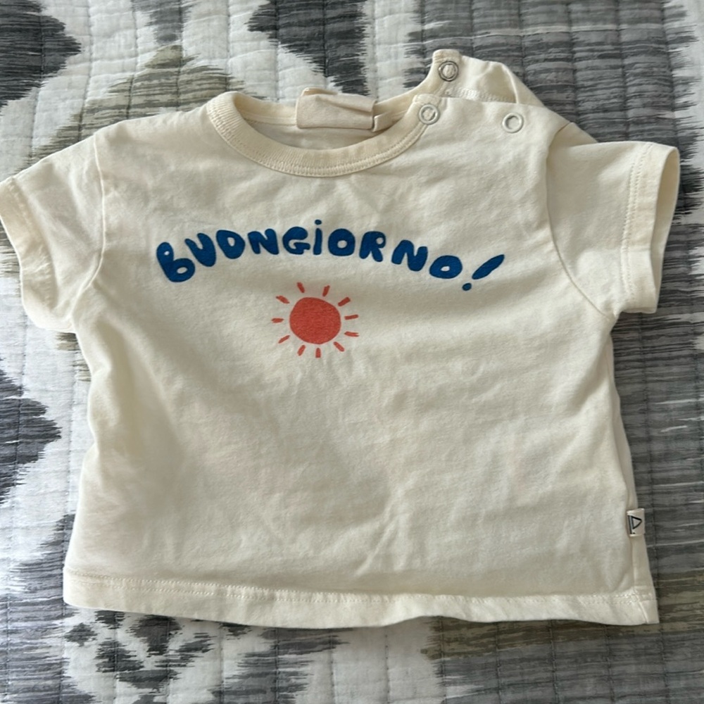 Arsene baby tee 3 month buongiorno